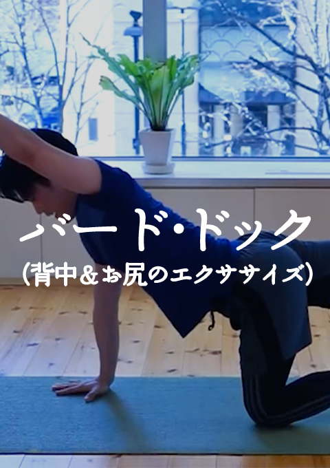バード・ドック(背中&お尻のエクササイズ)