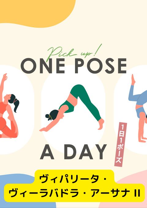 ＜25/02/15開催＞One pose a day～1日1ポーズ～  #ヴィパリータ・ヴィーラバドラ・アーサナ II