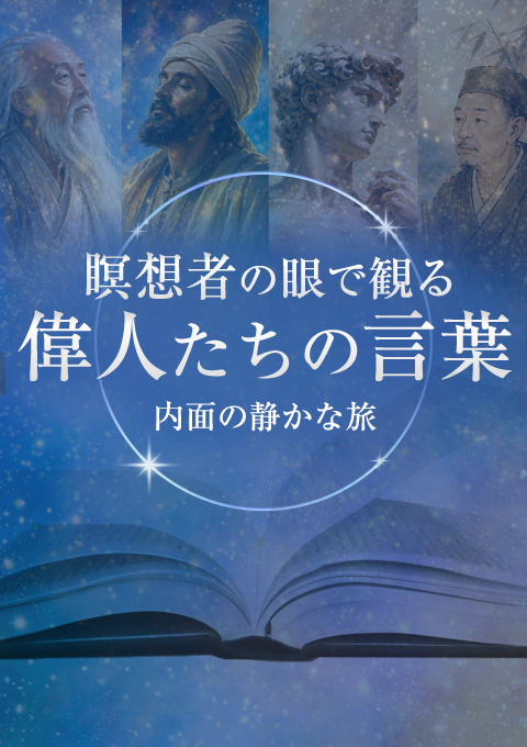 瞑想者の眼で観る偉人たちの言葉　〜内面の静かな旅〜
