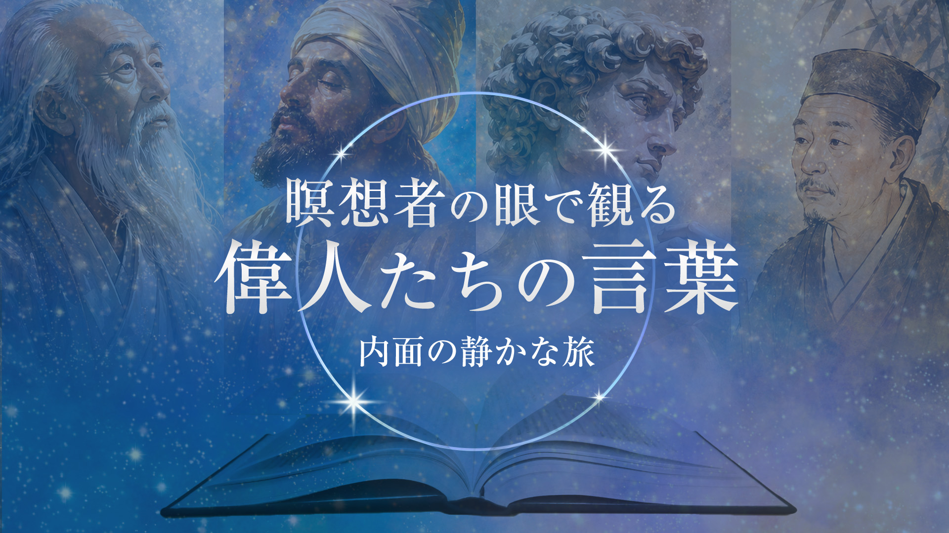瞑想者の眼で観る偉人たちの言葉　〜内面の静かな旅〜