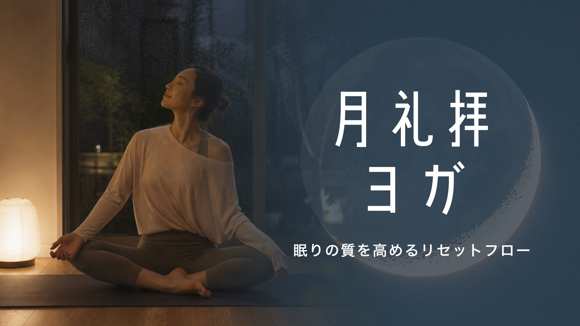月礼拝ヨガ～眠りの質を高めるリセットフロー～