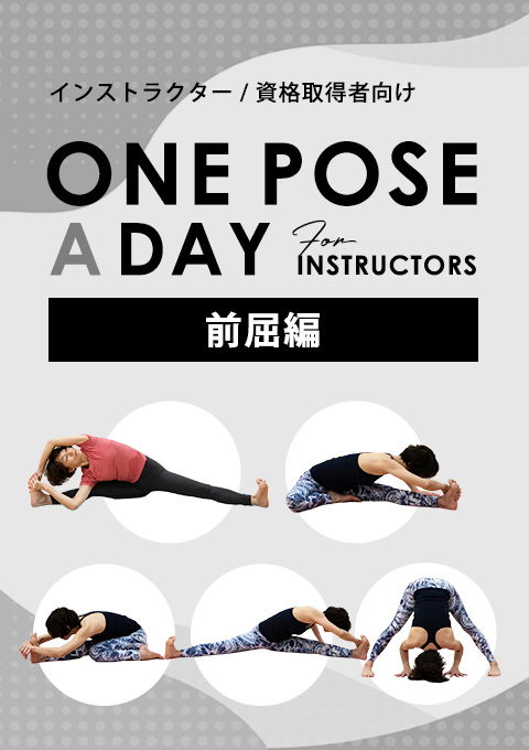 One pose a day for instructors 「前屈編」