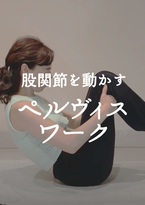 股関節を動かすペルヴィスワーク
